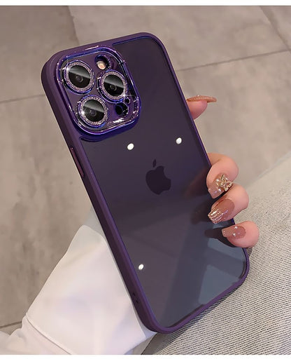 Phone Protection Lens Glitter Case