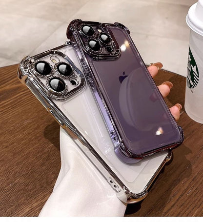 Phone Padded Metallic Case