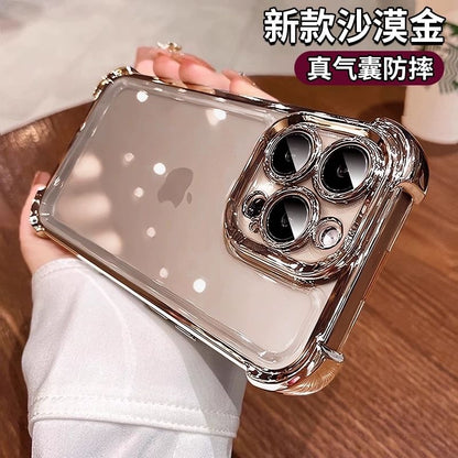 Phone Padded Metallic Case