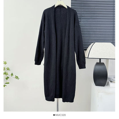 Open-Front Long Cardigan - 6 Colors