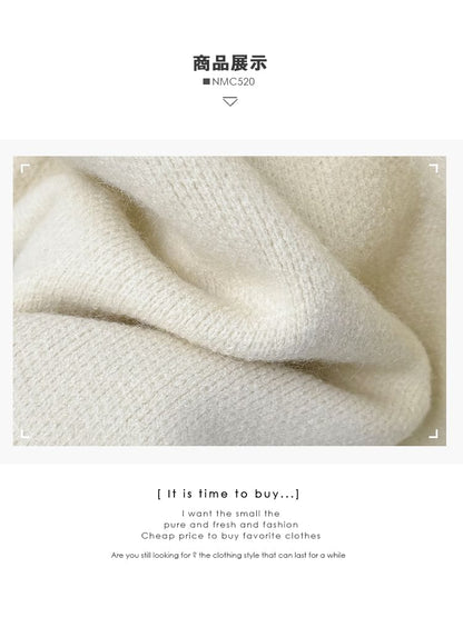 Two-Button V-Neck Long Cardigan - 6 Colors