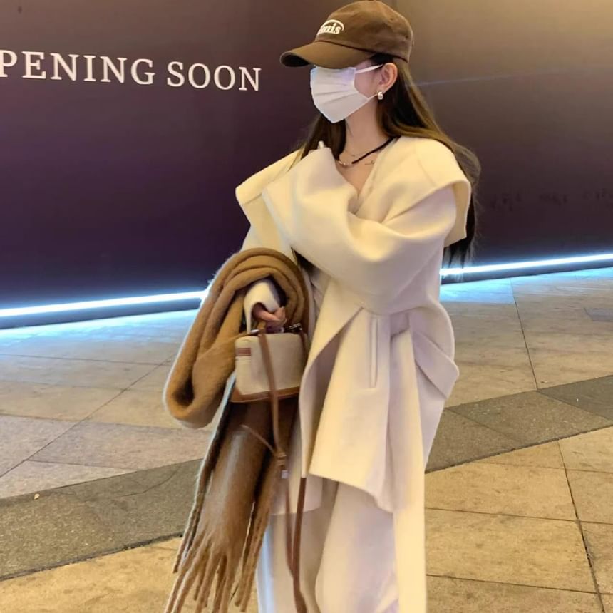 Plain Open Front Coat