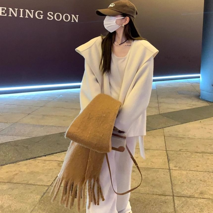 Plain Open Front Coat