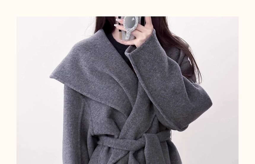 Plain Open Front Coat