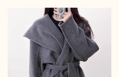 Plain Open Front Coat
