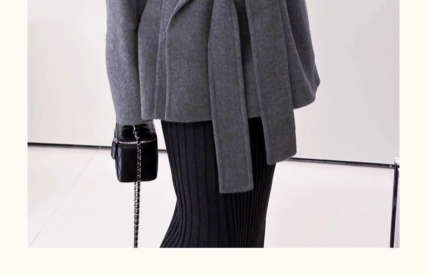 Plain Open Front Coat