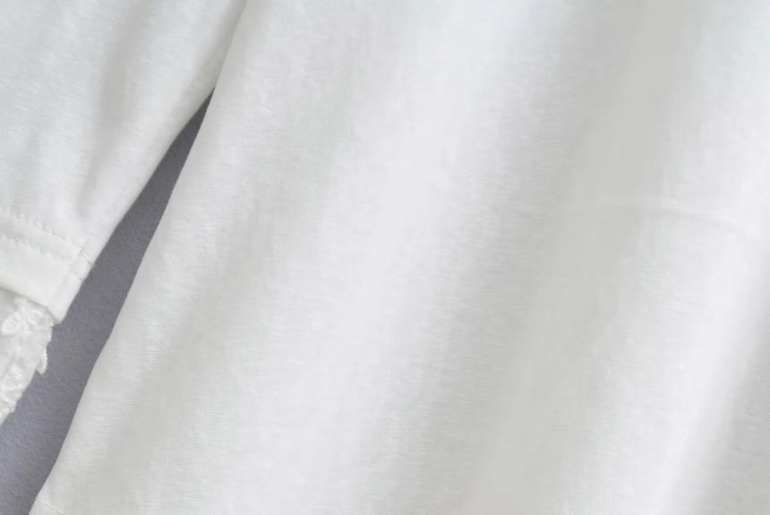 Lace Trim Hoodie