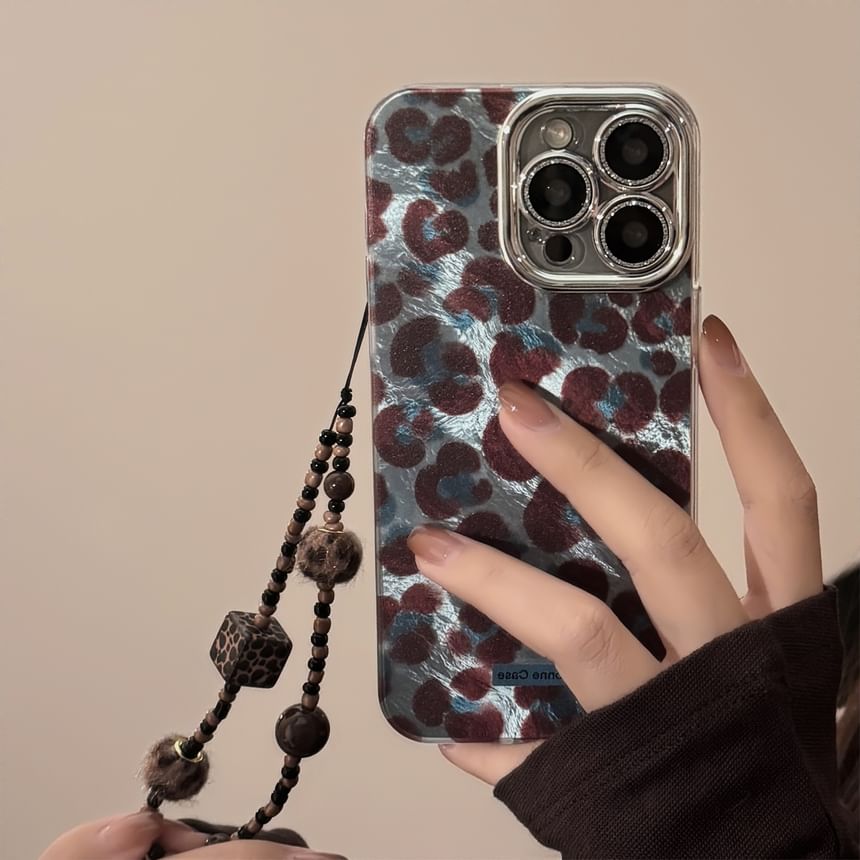 Case Phone Print / Set Leopard Strap
