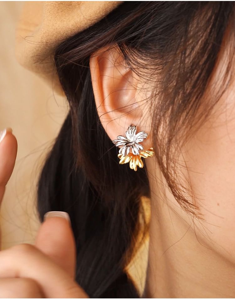 Cuff Floral Ear / Alloy Jacket