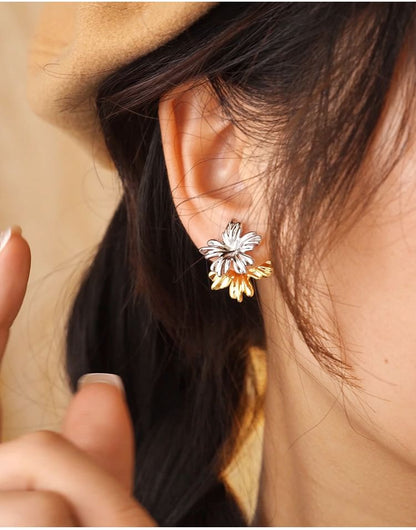 Cuff Floral Ear / Alloy Jacket