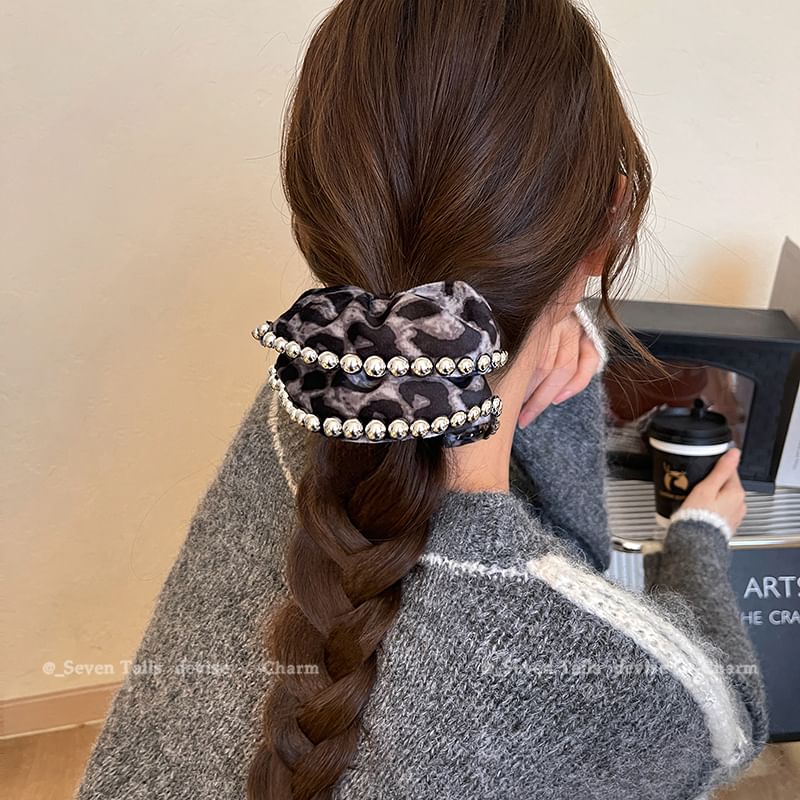 Leopard Scrunchie Hair