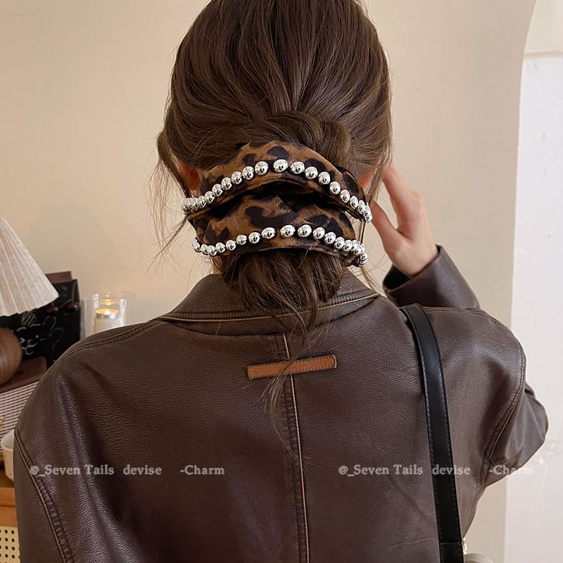 Leopard Scrunchie Hair