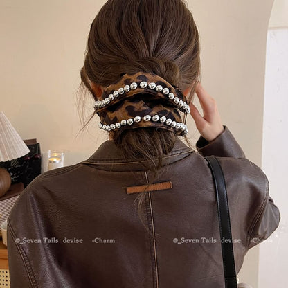 Leopard Scrunchie Hair