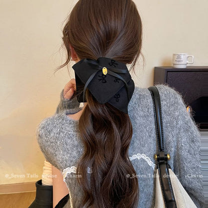 Hair Bow Print Scrunchie