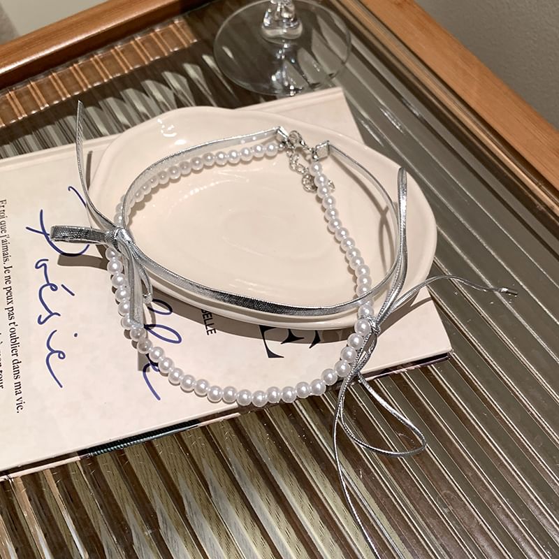 Necklace Heart / Layered Braded Set