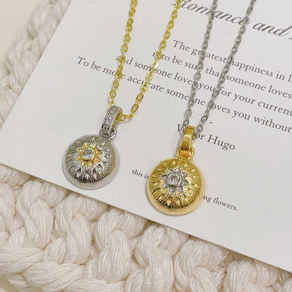 Dome Necklace CZ