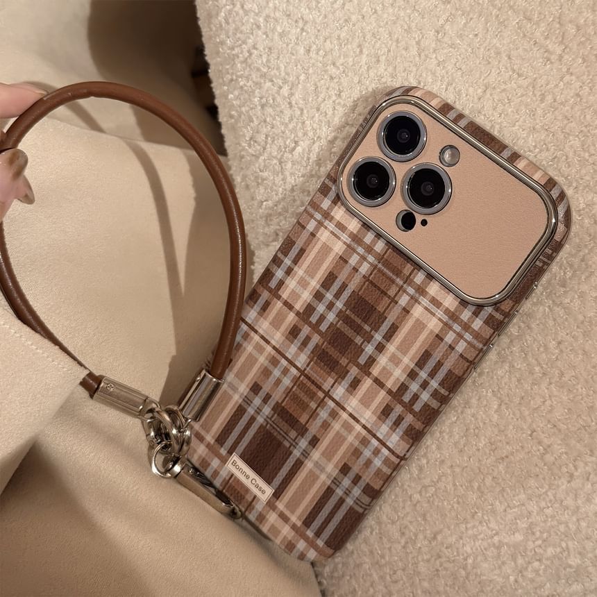 Strap Phone Set Case / Plaid