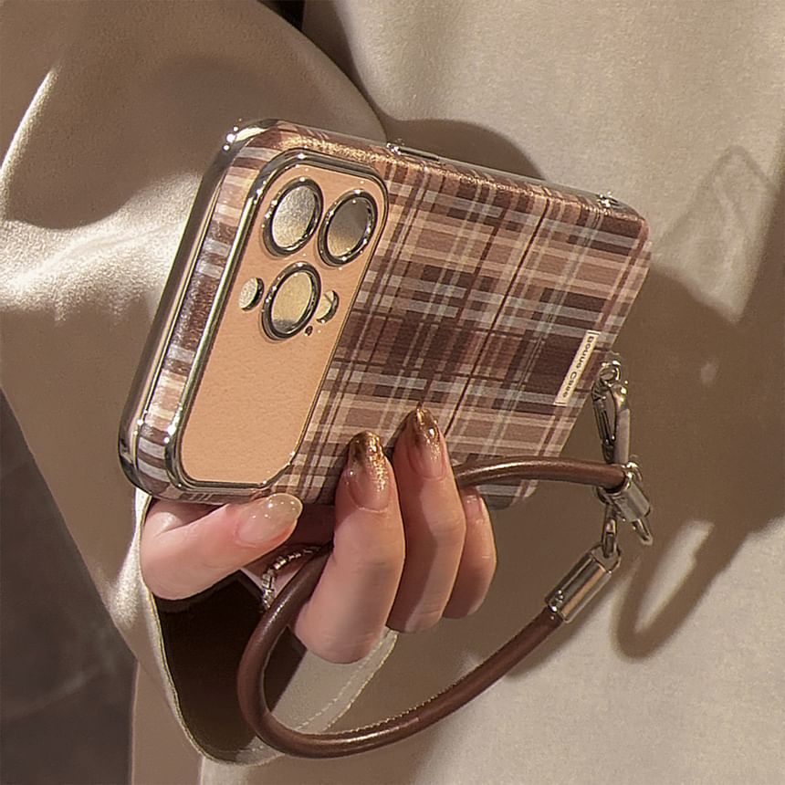 Strap Phone Set Case / Plaid