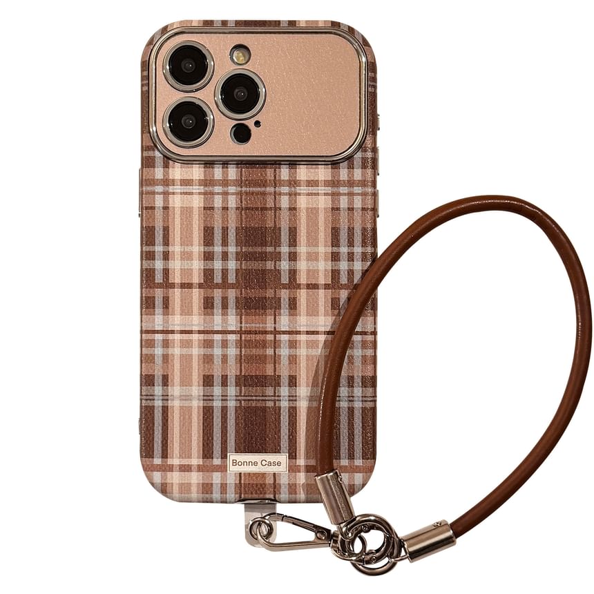 Strap Phone Set Case / Plaid