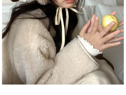 Hat Shearling Dog Ear Trapper Faux