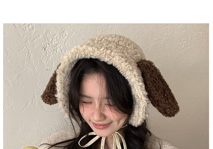 Hat Shearling Dog Ear Trapper Faux