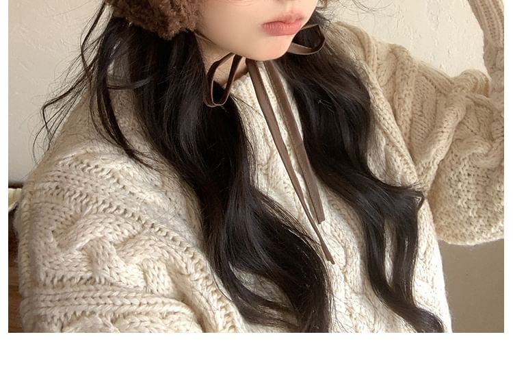 Hat Shearling Dog Ear Trapper Faux