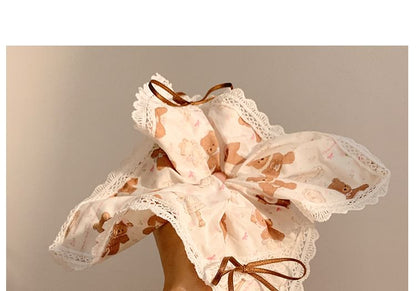 Trim Bow Lace Scrunchie