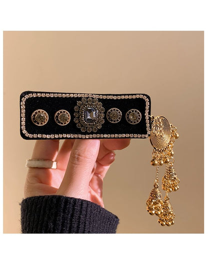 Rhinestone / Set Hair Clip Beaded