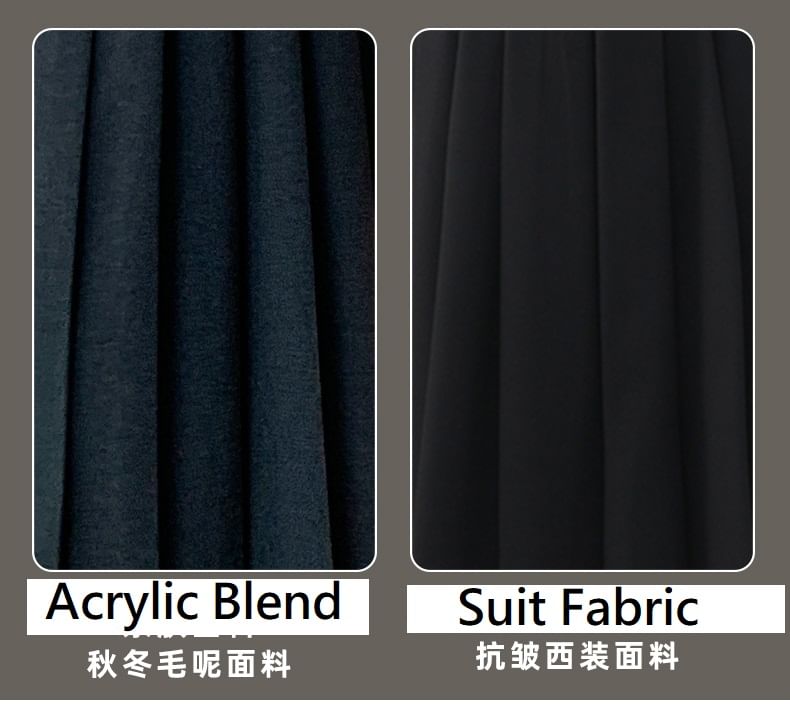 Accordion Pleated Midi Skirt with High Waist