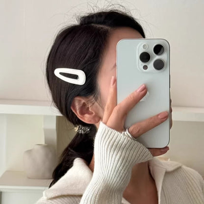 Hair Designs) Set Faux 2: (Various Leather Clip of