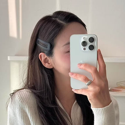 Hair Designs) Set Faux 2: (Various Leather Clip of