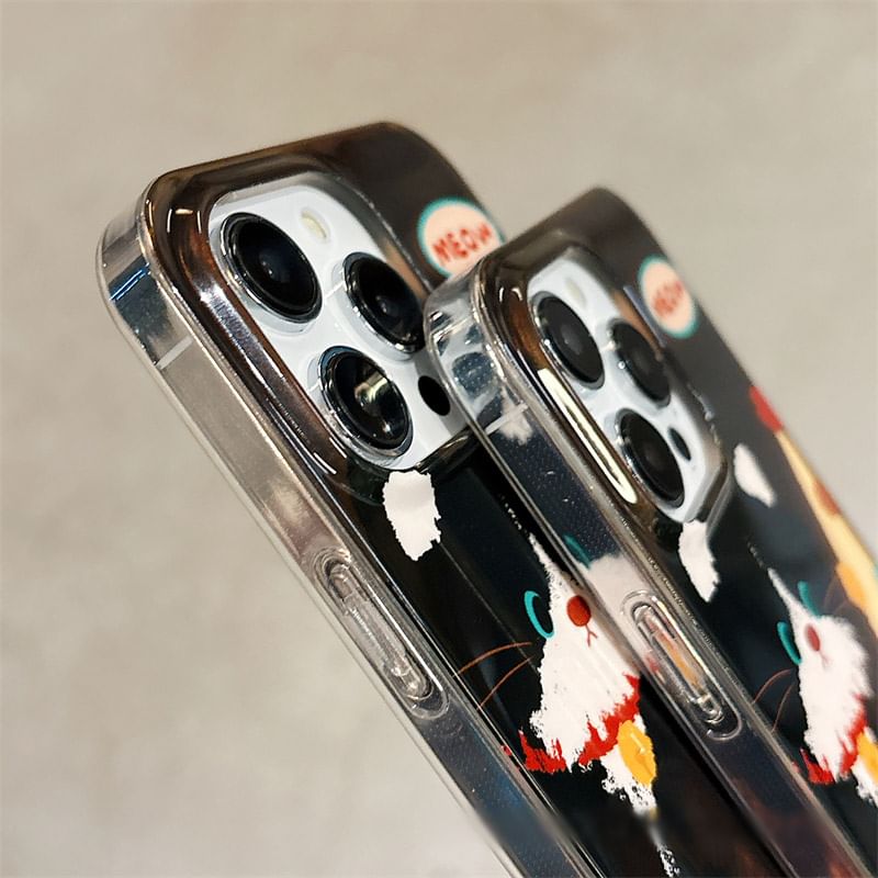 Case Set Mouse Pom Phone Strap /