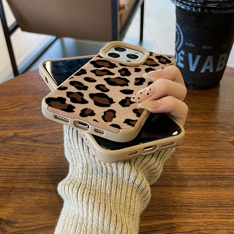 Case Leopard Phone Print