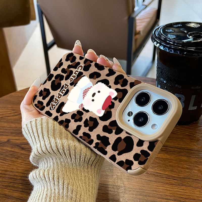 Case Leopard Phone Print