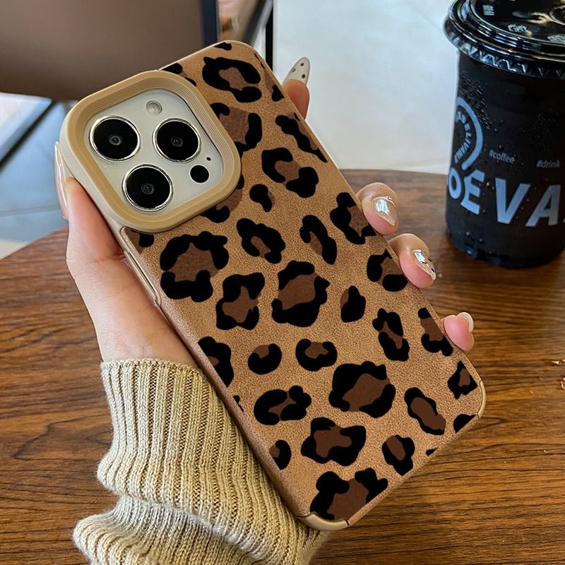 Case Leopard Phone Print