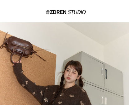 Plus Size High Rise Plain Mini Pleated Skirt