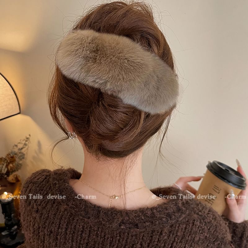 Fur Faux Clip Hair