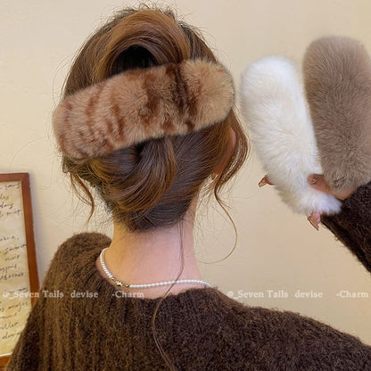 Fur Faux Clip Hair