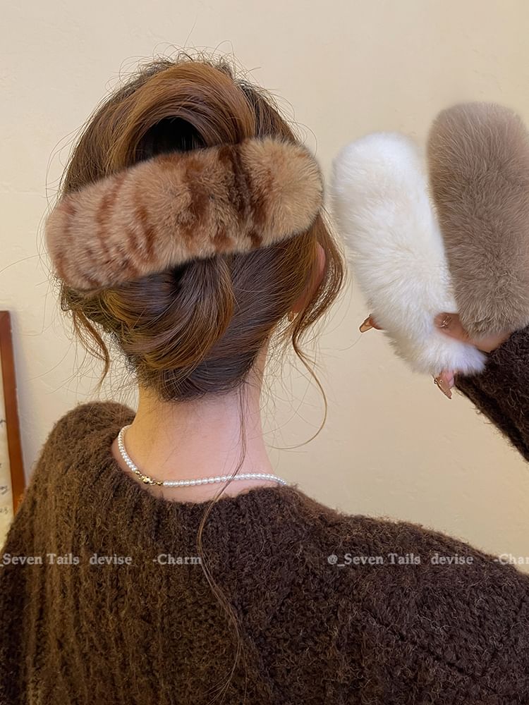 Fur Faux Clip Hair