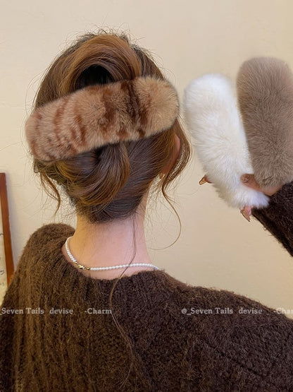 Fur Faux Clip Hair