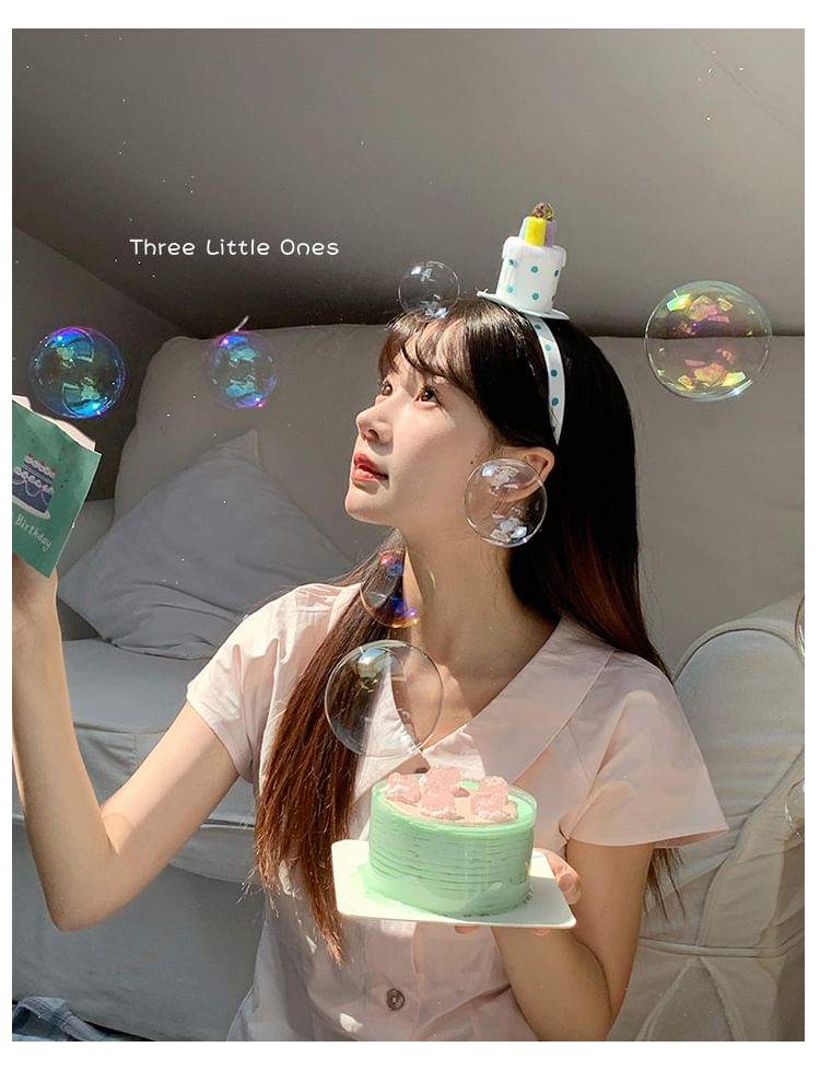 Headband Dot Polka Cake Birthday