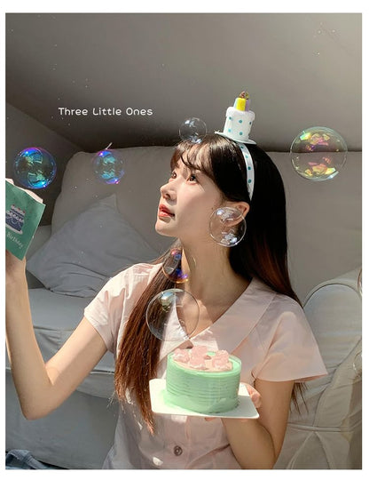 Headband Dot Polka Cake Birthday