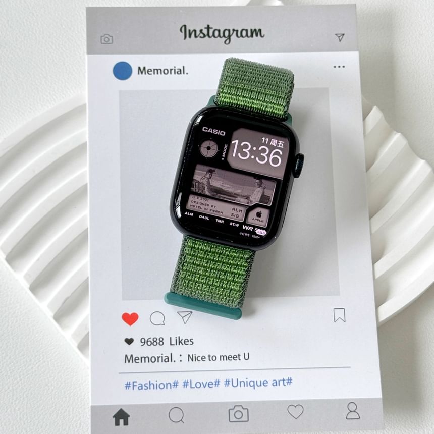 Watch Self Adhesive Nylon Band Apple