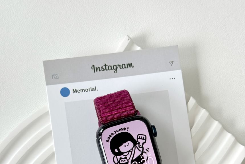 Watch Self Adhesive Nylon Band Apple