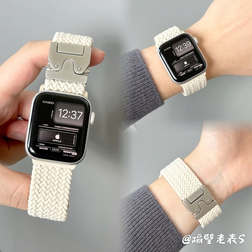 Apple Buckled Watch Braided Band