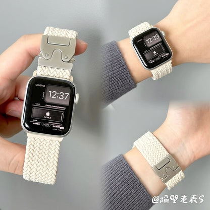 Apple Buckled Watch Braided Band