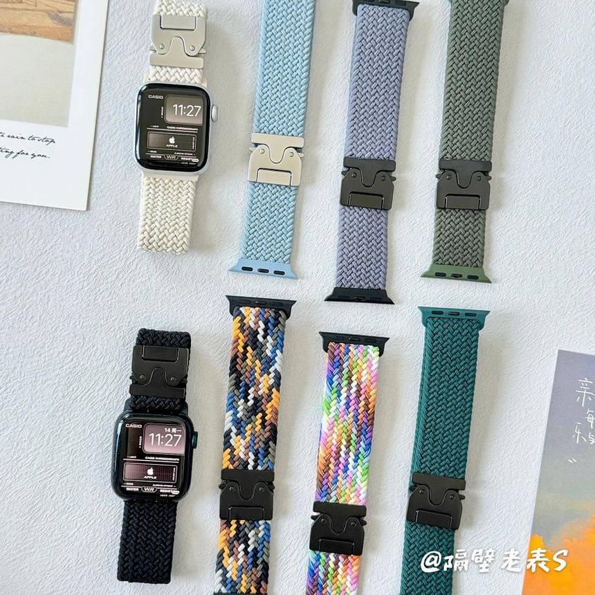 Apple Buckled Watch Braided Band