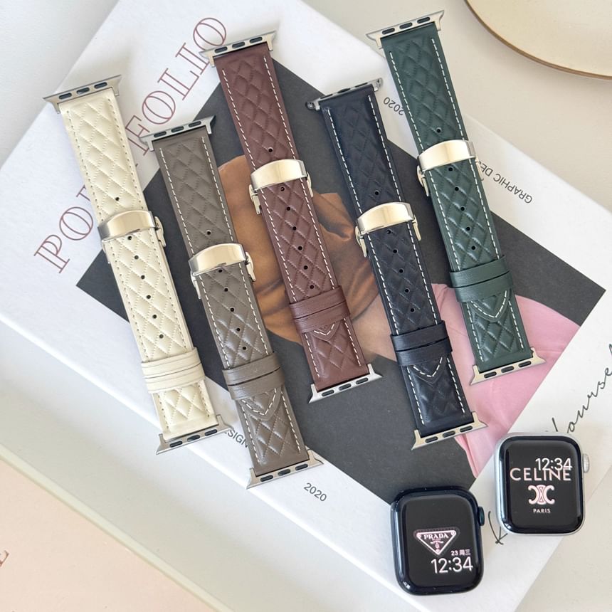 Genuine Band Watch Leather Apple