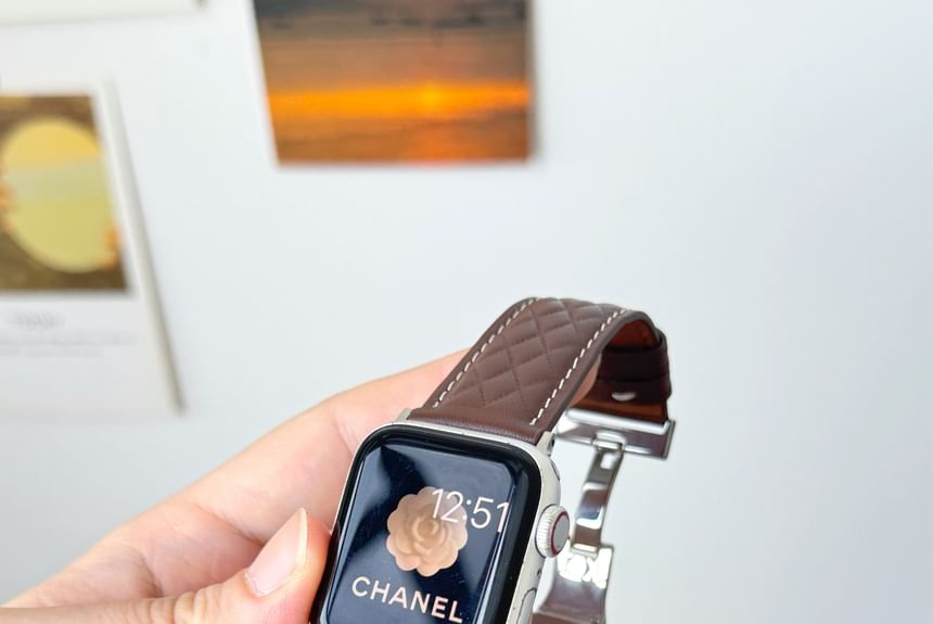 Genuine Band Watch Leather Apple