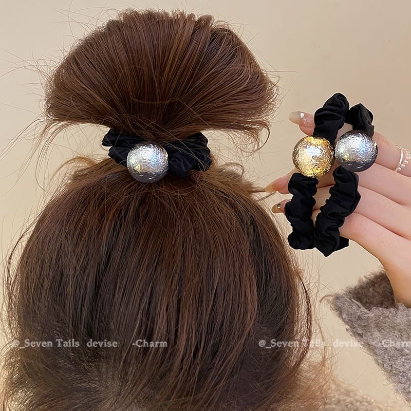 Tie Velvet Bead Hair